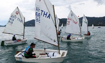 Close Racing Between Young Thai Sailors at Samui Youth Challenge